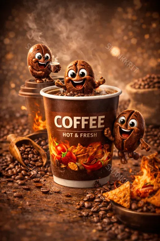 Premium Food Mascot Ads