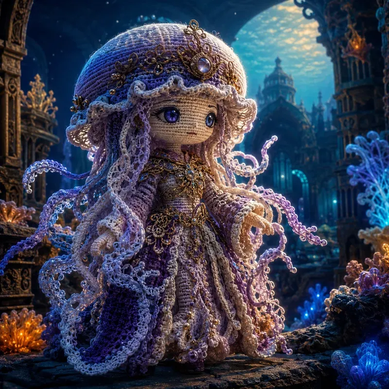 Crochet Fantasy Portraits