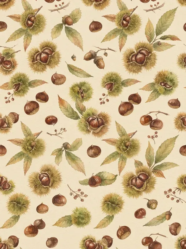 Midcentury Watercolor Seamless Patterns