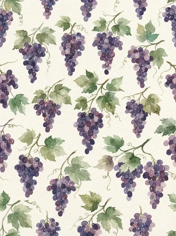 Midcentury Watercolor Seamless Patterns