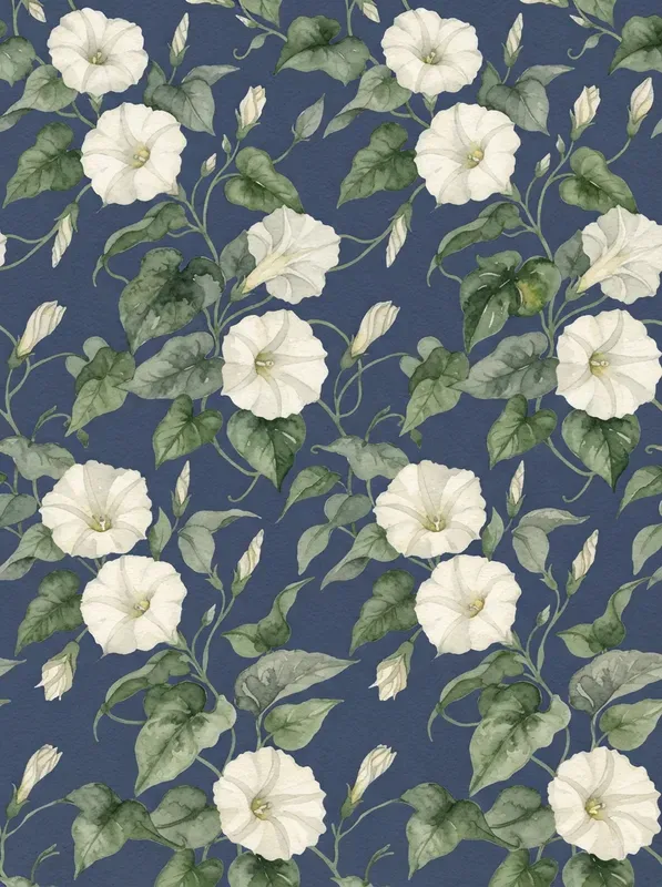 Midcentury Watercolor Seamless Patterns