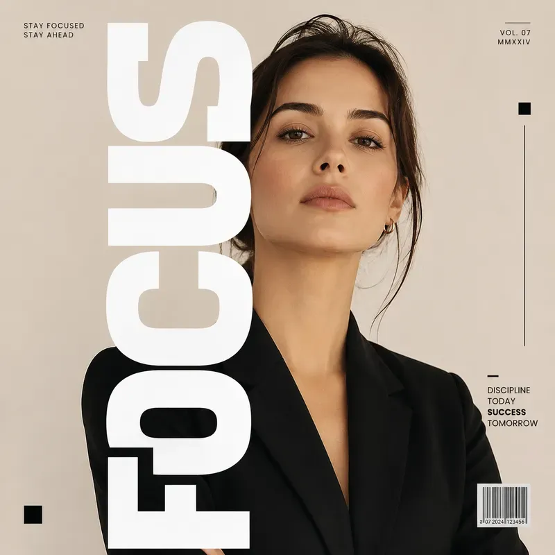 Modern Editorial Portrait Posters