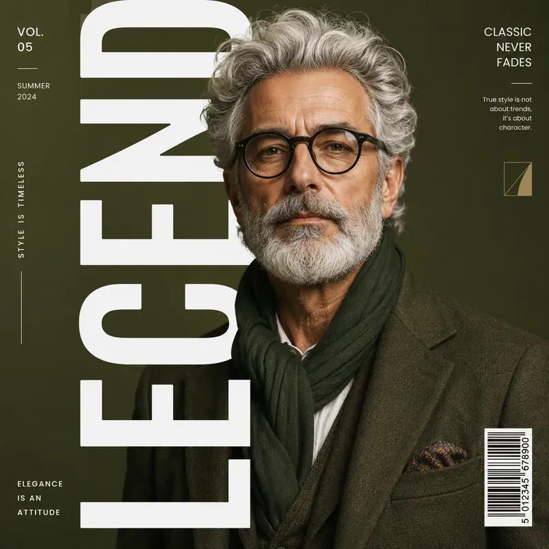 Modern Editorial Portrait Posters
