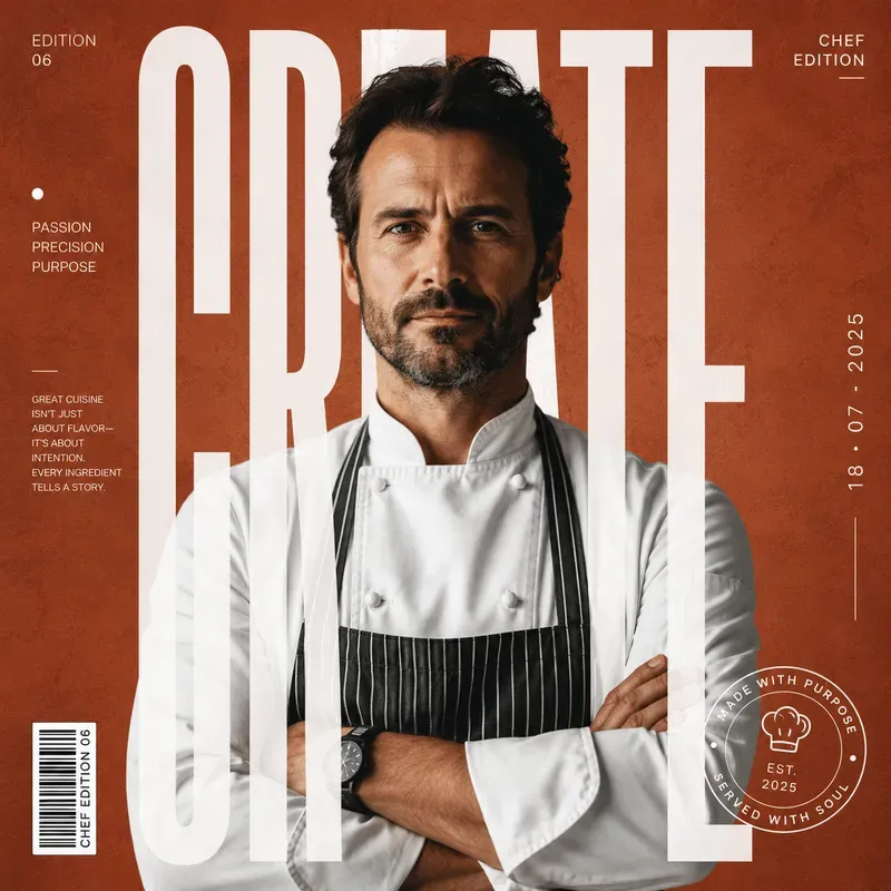 Modern Editorial Portrait Posters