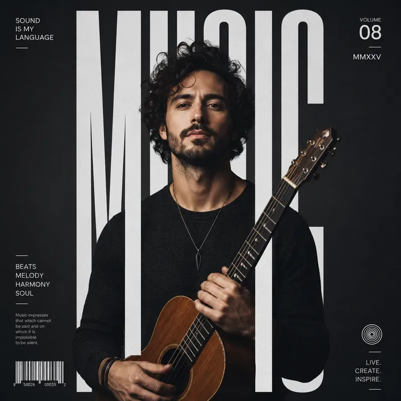 Modern Editorial Portrait Posters