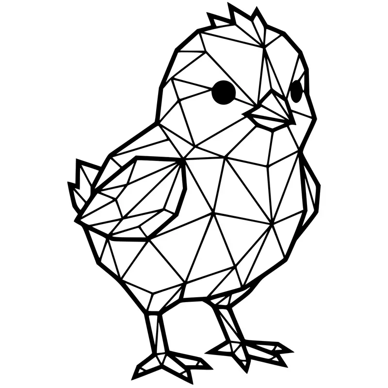 Lowpoly Easter Art KDP Coloring Books
