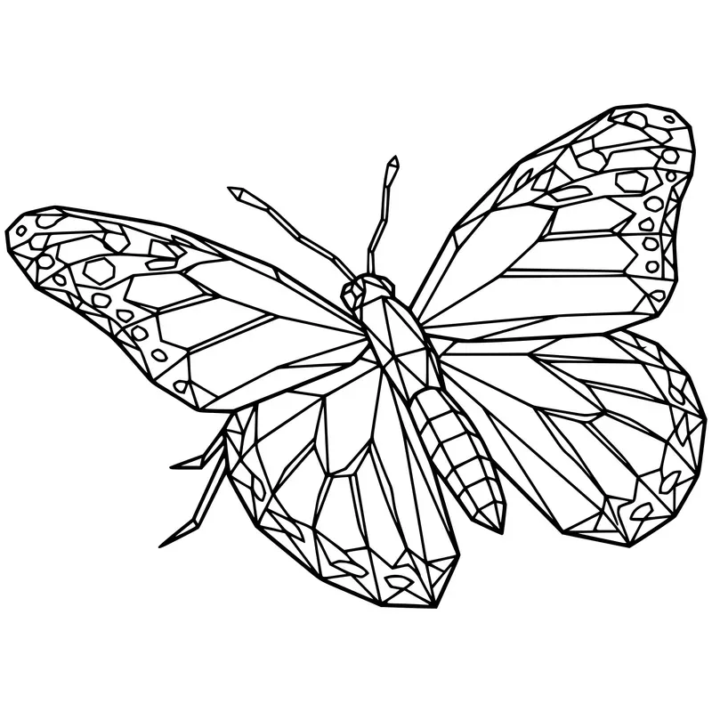 Lowpoly Easter Art KDP Coloring Books