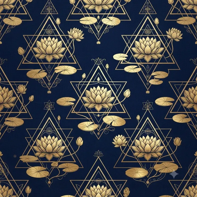 Thai Royal Lotus Sacred Geometries