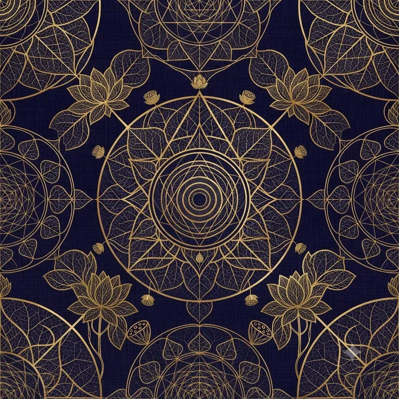 Thai Royal Lotus Sacred Geometries