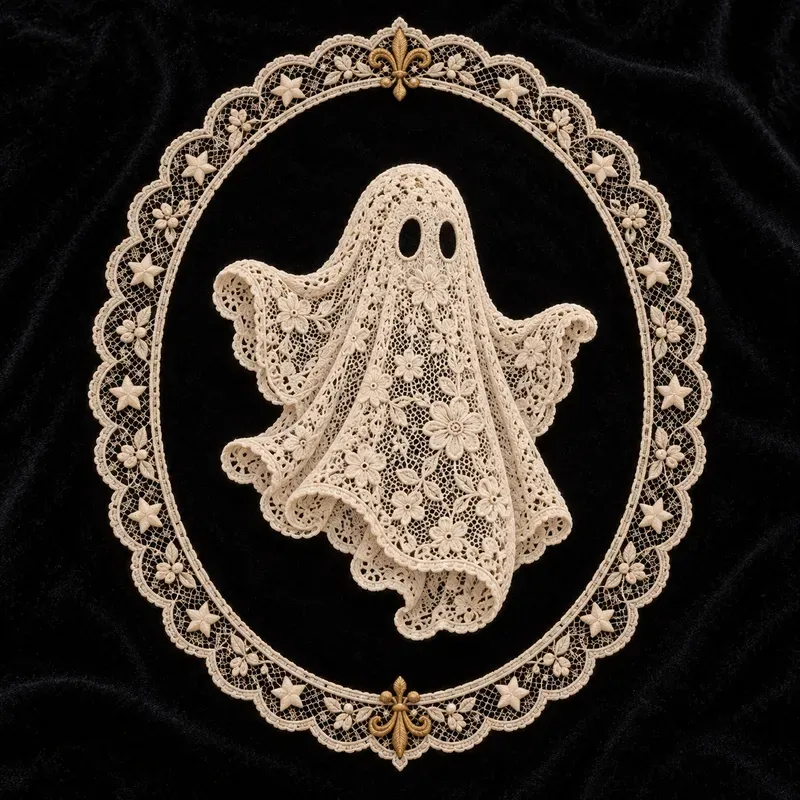 Halloween Lace Cameos