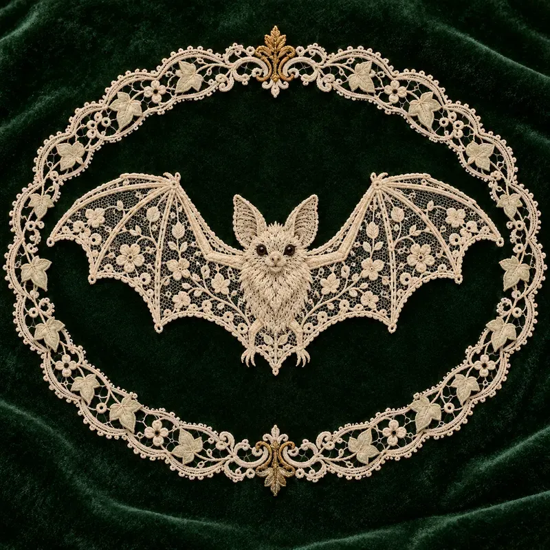 Halloween Lace Cameos