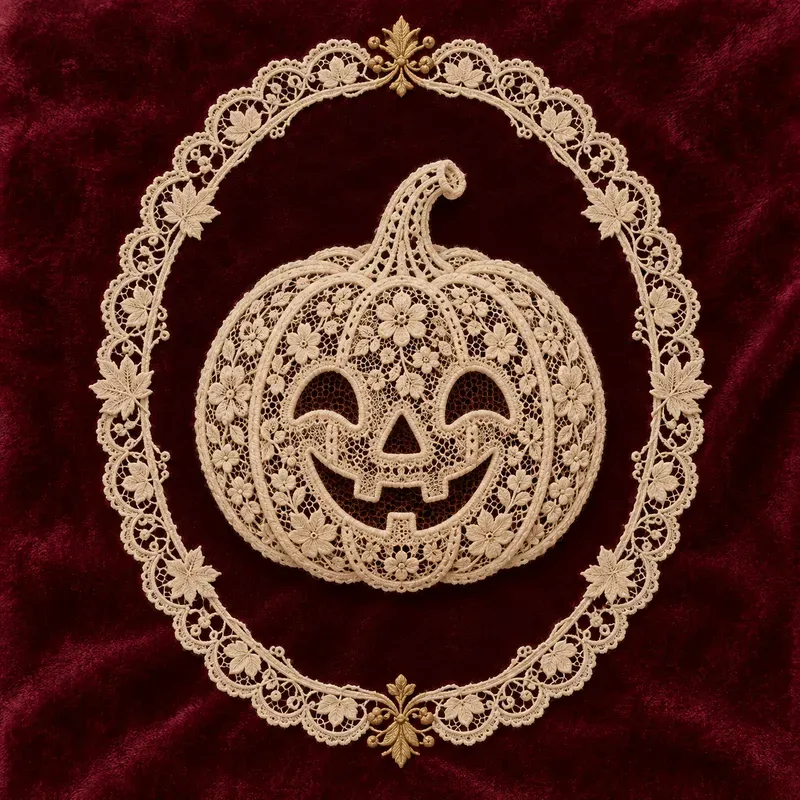 Halloween Lace Cameos