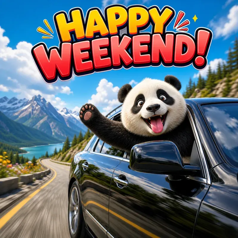 Funny Animal Car Window Joyride Art Sets