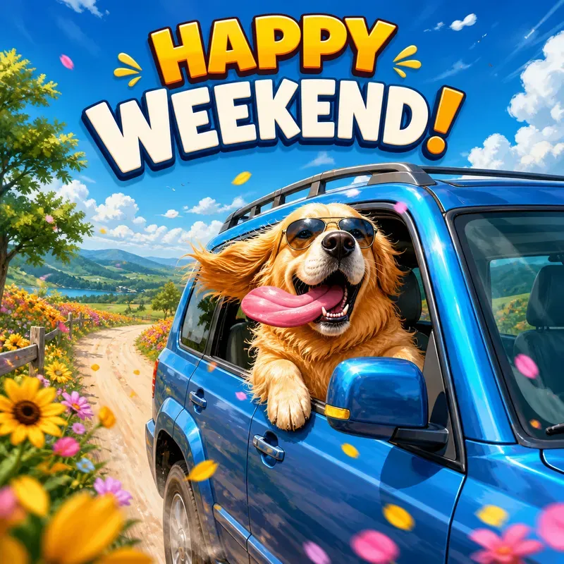 Funny Animal Car Window Joyride Art Sets