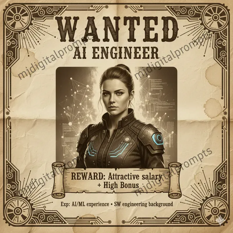 Wild West Vintage Job Ad Posters