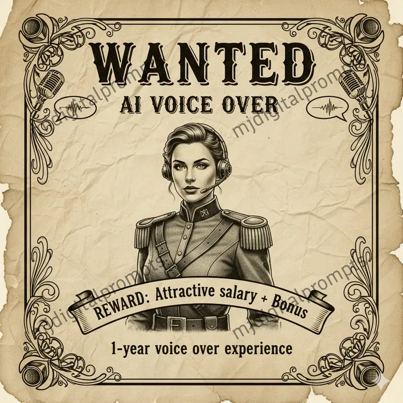 Wild West Vintage Job Ad Posters
