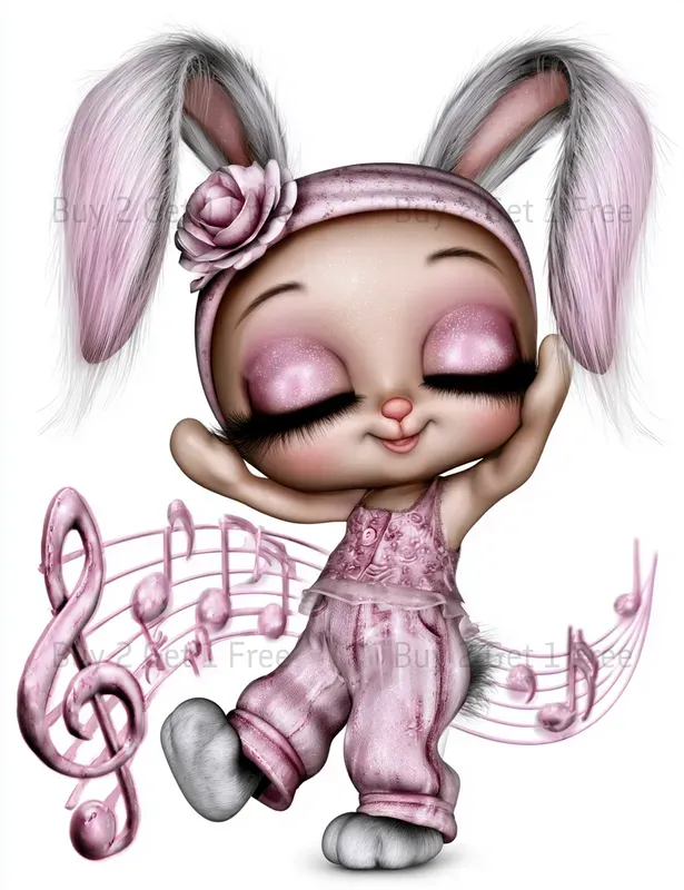 Pop Star Girl Clipart
