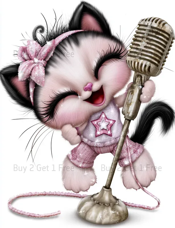 Pop Star Girl Clipart