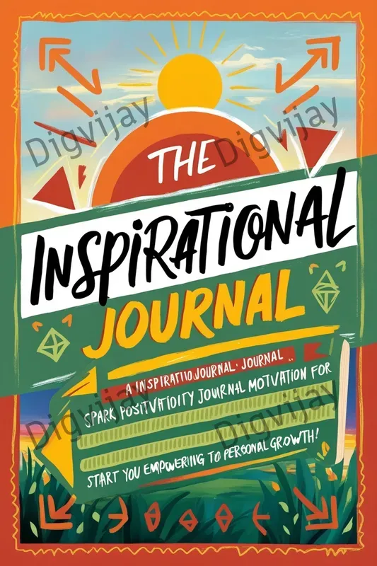 Vibrant Motivational Journal Covers