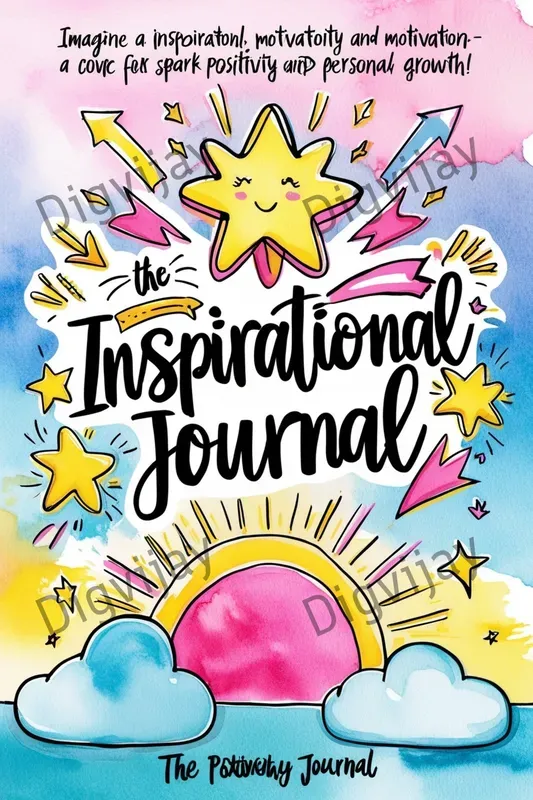 Vibrant Motivational Journal Covers