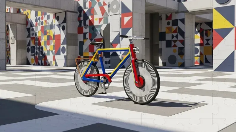 Bauhaus Geometric Scenes