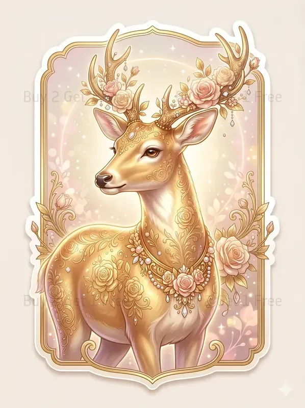 Radiant Beauty Sticker Portraits