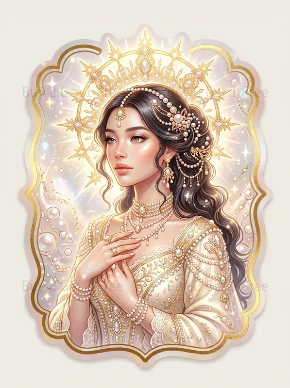 Radiant Beauty Sticker Portraits