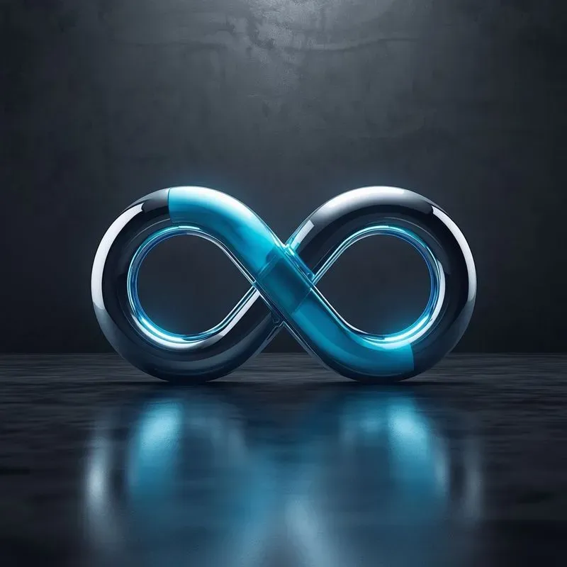 Modern 3D Chrome Emerald Glass Logos