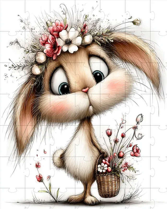 Mothers Day Cute Bunnies