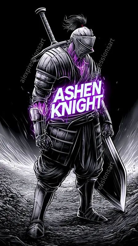 Neon Dark Cyberpunk Game Covers