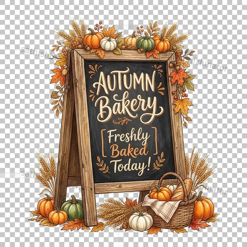 Aesthetic Sidewalk Sign Cliparts