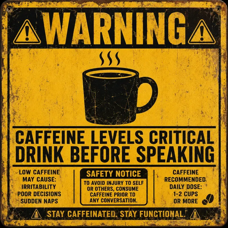 Vintage Warning Sign Posters