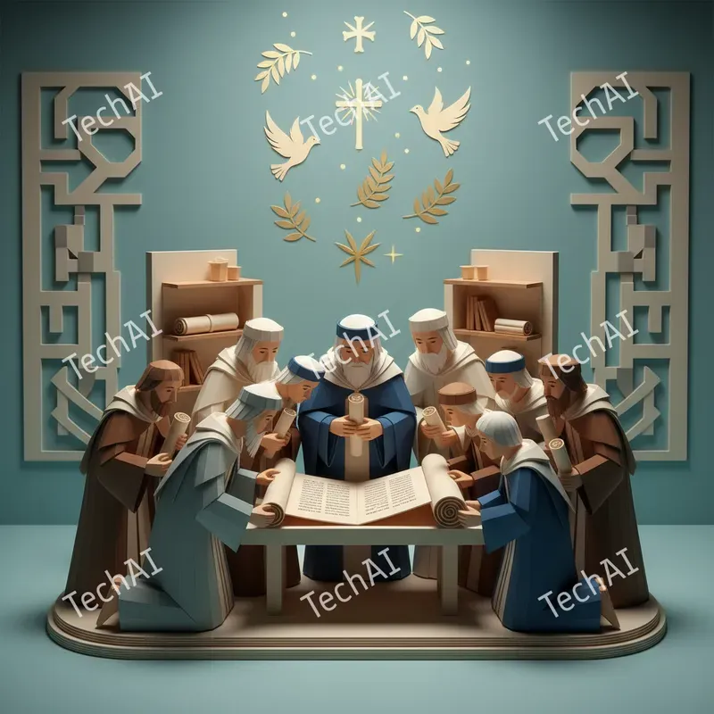 3D Papercraft Layered Cardstock Art