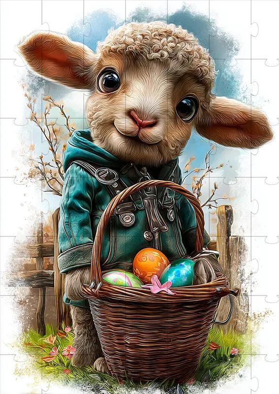 Cute Easter Farm Fantasy Illustrations