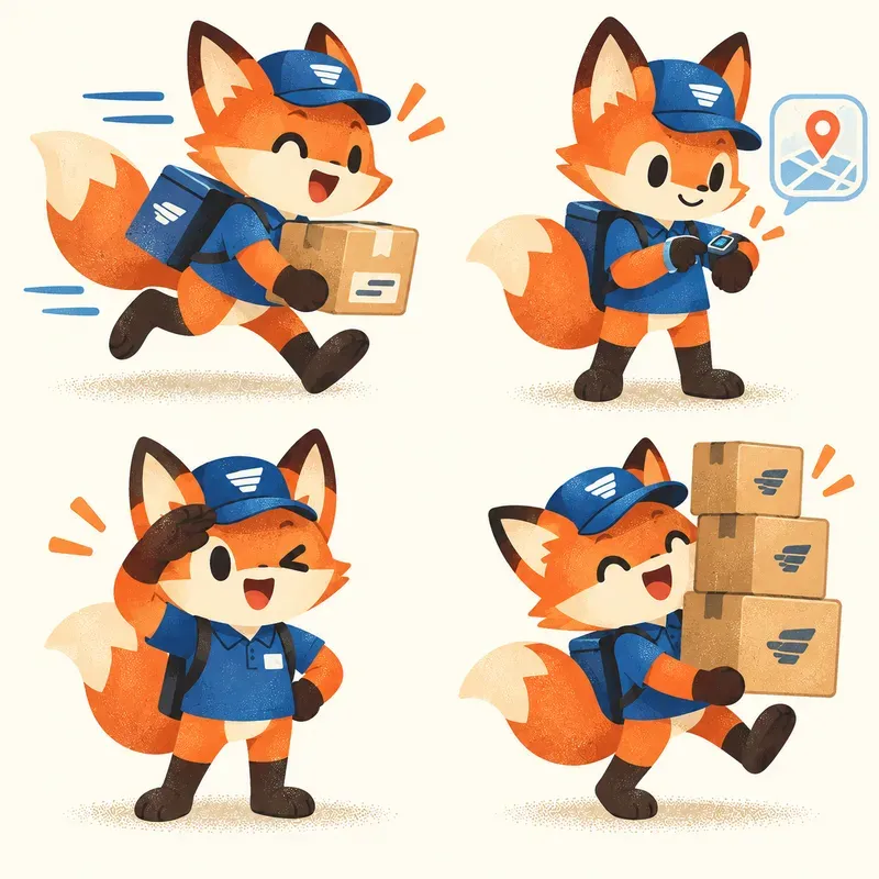 Retro Flat Brand Mascot Kits