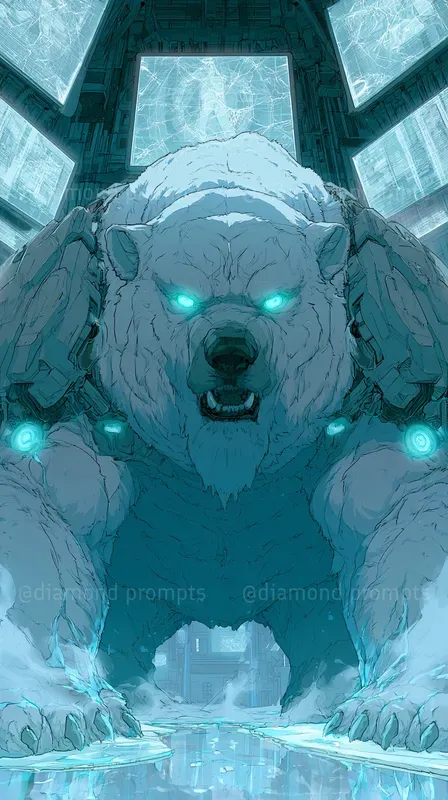 Neon Cyber Anime Portraits