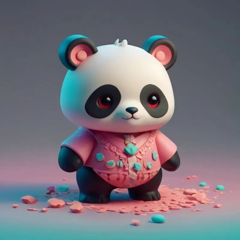3D Cute Claymation Chibi Animals Generator