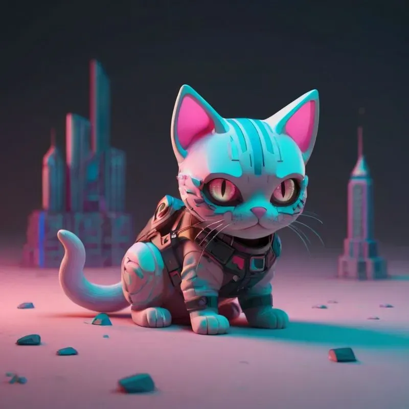 3D Cute Claymation Chibi Animals Generator