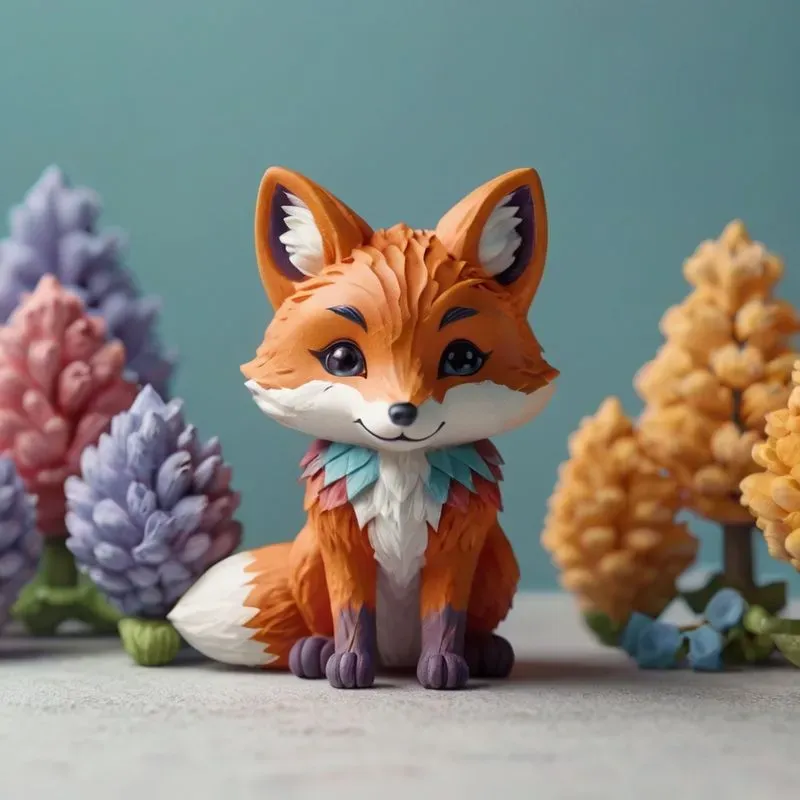 3D Cute Claymation Chibi Animals Generator