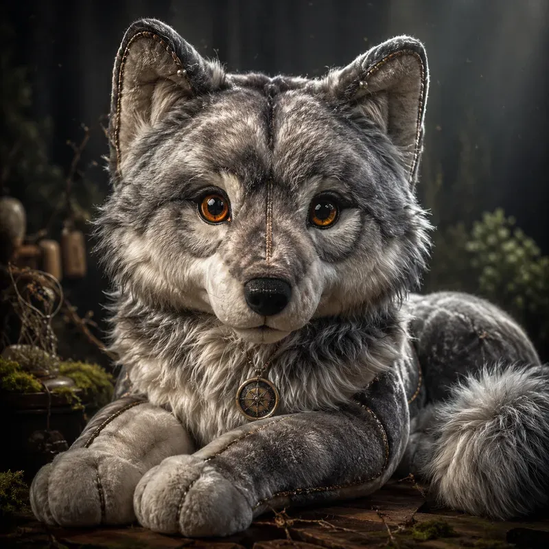 Enchanted Plush Animal Portraits