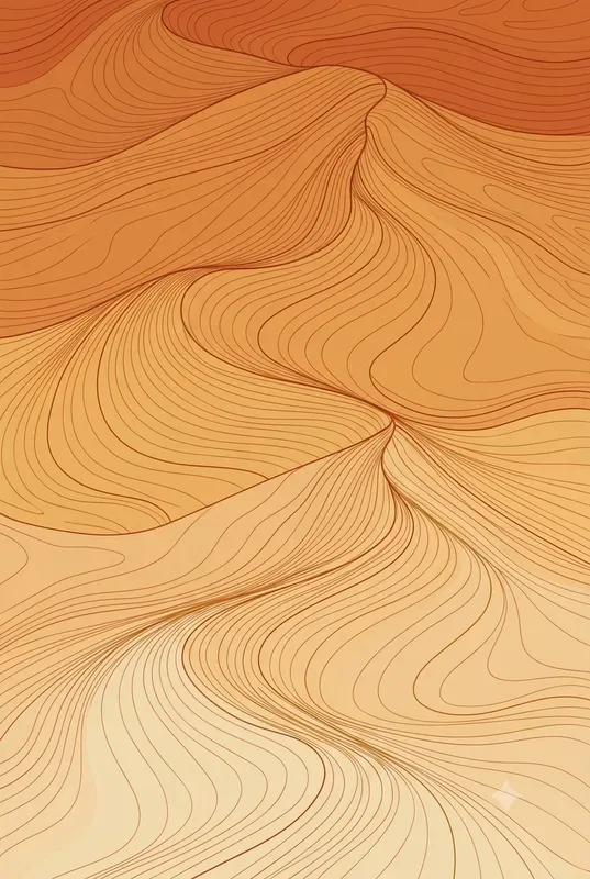 Topographic Contour Line Art