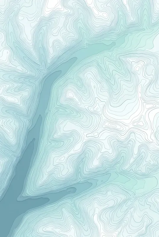 Topographic Contour Line Art