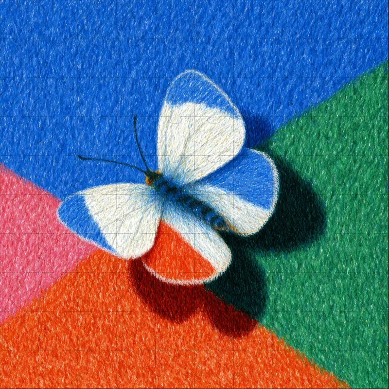 Colored Pencil Grainy Soft Illustrations