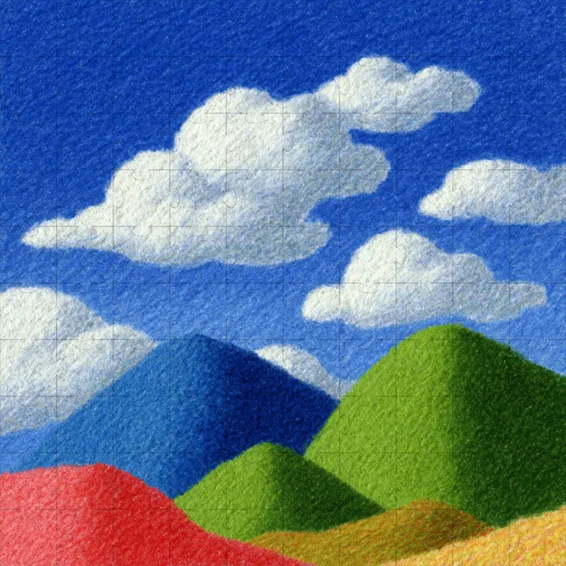 Colored Pencil Grainy Soft Illustrations