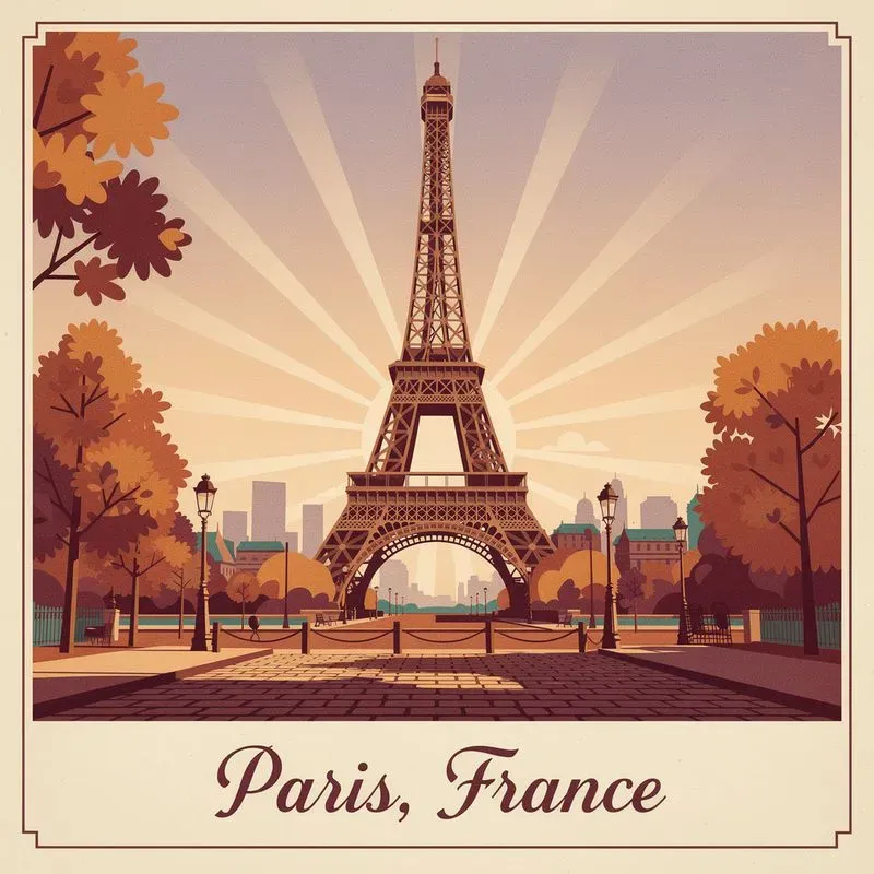 Vintage Travel Poster Illustrations