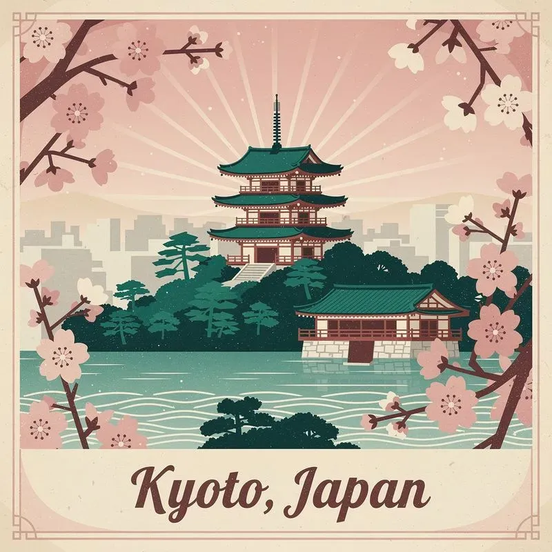Vintage Travel Poster Illustrations