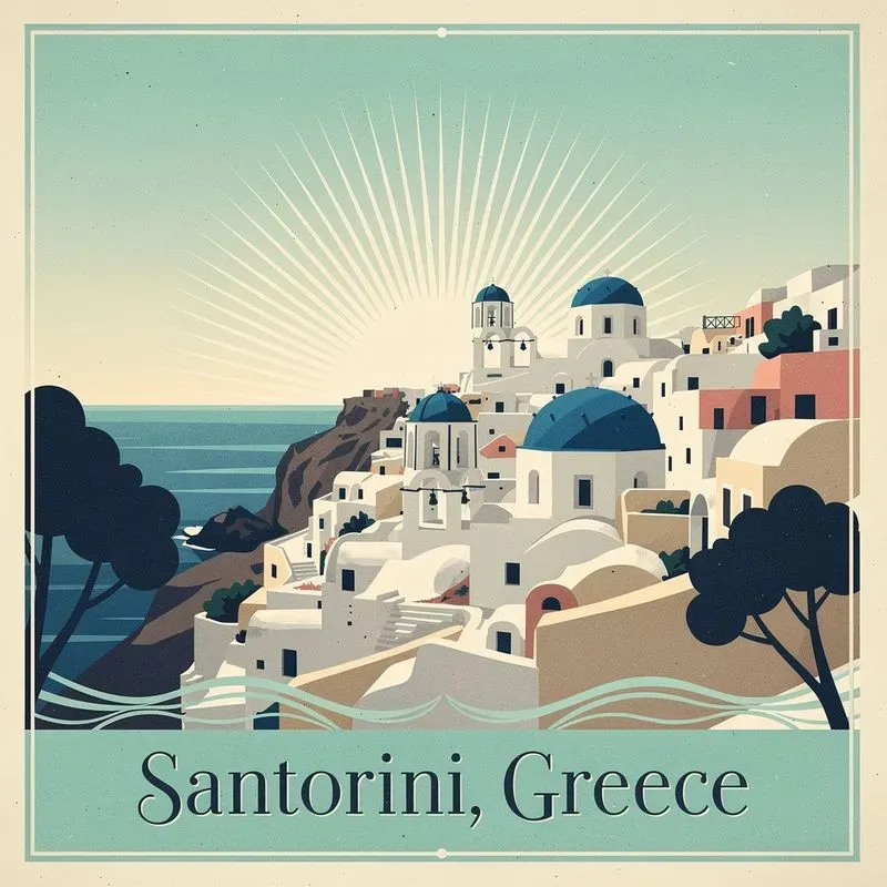 Vintage Travel Poster Illustrations