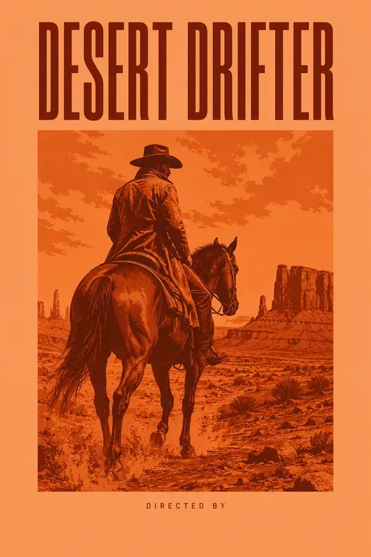 Monochromatic Minimalist Movie Posters