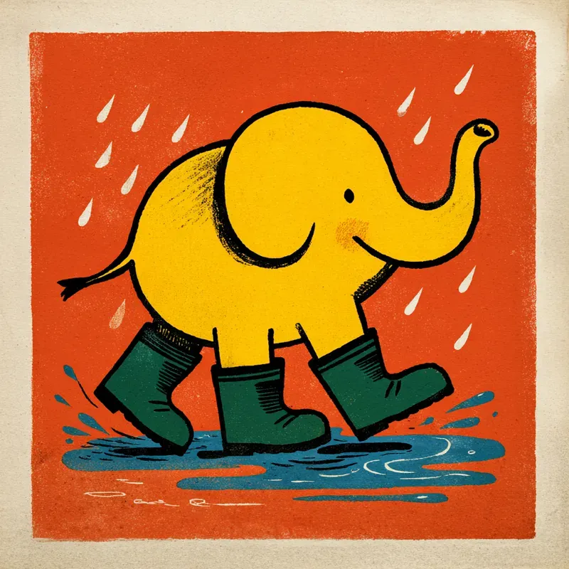 Vintage Picture Book Animal Illustrations