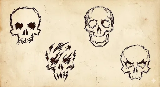 Raw Handscratched Medieval UI Icons